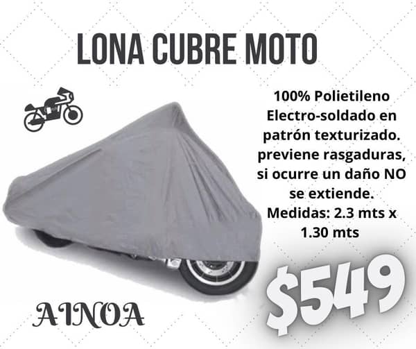 Lona cubre moto